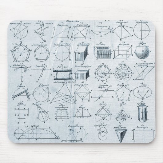 Geometry Mousepad Muismat (Voorkant)
