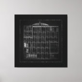 Geometry No 46 with Border Canvas Afdruk (Voorkant)