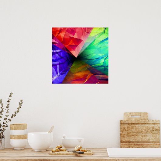 Geometry of Light Poster (Keuken)