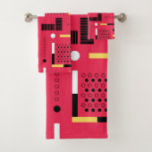 Geometry Polka Stripes Bad Handdoek (Insitu)