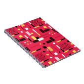 Geometry Polka Stripes Notitieboek (Rechterzijde)