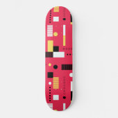 Geometry Polka Stripes Persoonlijk Skateboard (Voorkant)