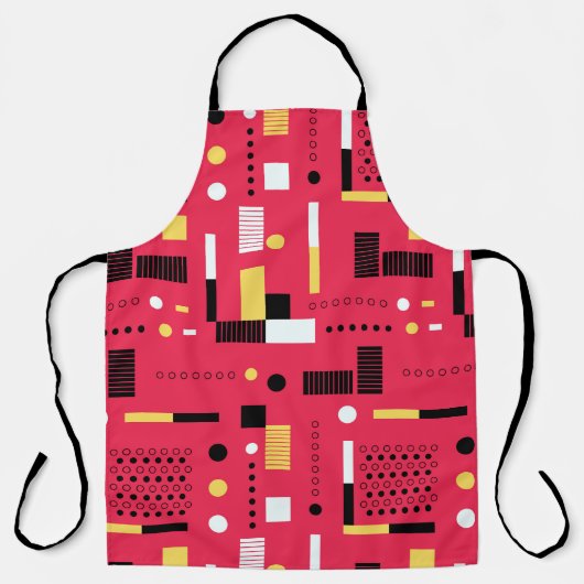 Geometry Polka Stripes Schort (Voorkant)