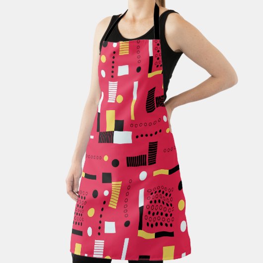 Geometry Polka Stripes Schort (Insitu)