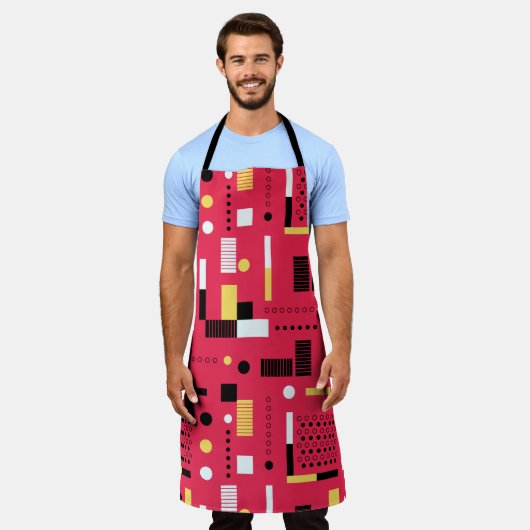 Geometry Polka Stripes Schort (Gedragen)