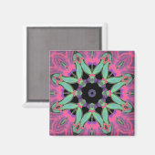 Geometry Psychedelic Fun Magnet (Voorkant / Achterkant)