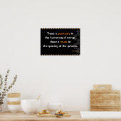 Geometry Pythagoras citeert Poster (Keuken)