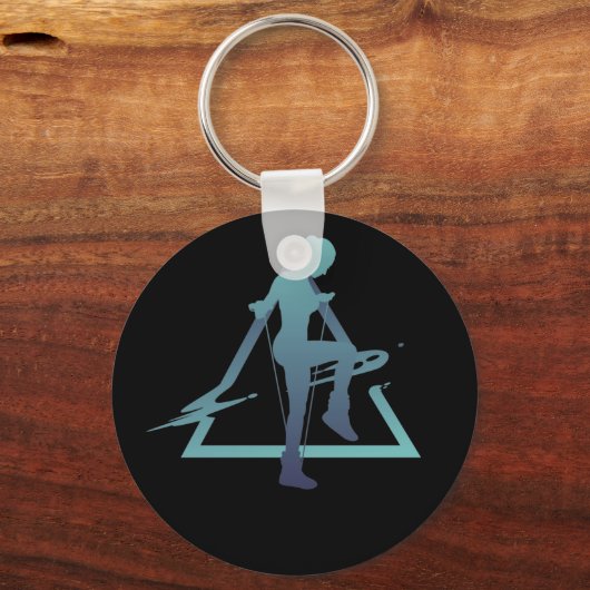 Geometry Rope Jumping Sleutelhanger (Voorkant)