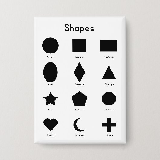 Geometry Shapes Button (Voorkant)
