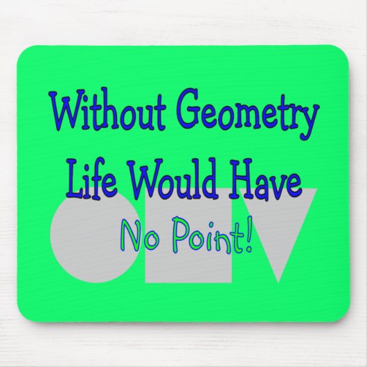 Geometry Teacher Gifts Muismat (Voorkant)
