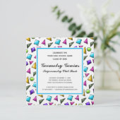 Geometry Trigonometry Genius Graduation Party Fun Kaart (Staand voorkant)