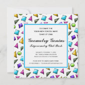 Geometry Trigonometry Genius Graduation Party Fun Kaart (Voorkant)