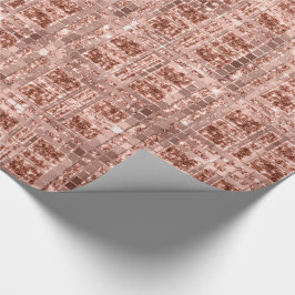 Geometry Vonk Roos Goud Grily Copper Glitt Bridal Cadeaupapier