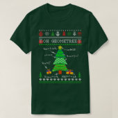 Geometry Wiskunde Science leraar Kerstmis 2023 Oh T-shirt (Design voorkant)