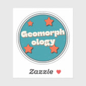 geomorfologie sticker (Vel)