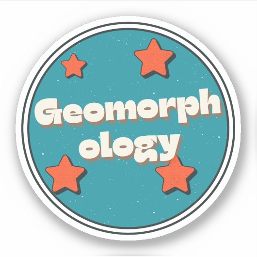 geomorfologie sticker (Voorkant)