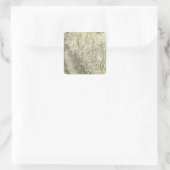 Geomorphic map, Californië, Nevada Vierkante Sticker (Tas)