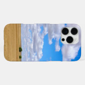 Geoogste tarwevelden iPhone hoesje (Achterkant horizontaal)