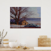 Geoogste velden poster (Keuken)