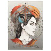 geopenbaarde schoonheid klembord (Achterkant)