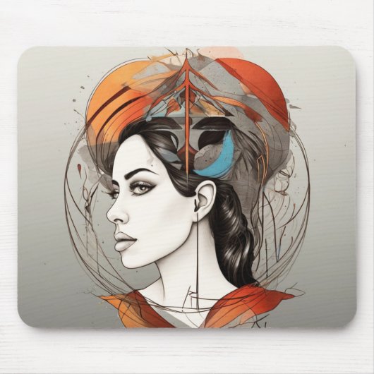 geopenbaarde schoonheid muismat (Voorkant)