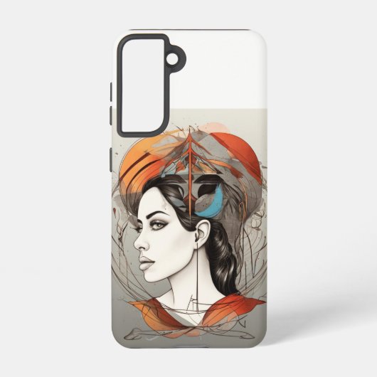 geopenbaarde schoonheid samsung galaxy hoesje (Achterkant)