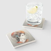 geopenbaarde schoonheid stenen onderzetter (Zijkant)