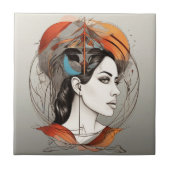 geopenbaarde schoonheid tegeltje (Voorkant)