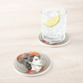 geopenbaarde schoonheid zandsteen onderzetter (Zijkant)