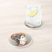 geopenbaarde schoonheid zandsteen onderzetter (Zijkant)