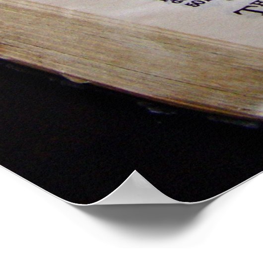 Geopende Bijbel Poster (Hoek)