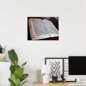 Geopende Bijbel Poster (Thuiskantoor)