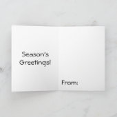 Geopende Cadeaus Feestdagen Kaart (Binnen)