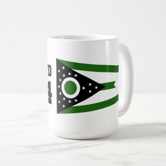 Geopende Mok van 1804 Ohio Coffee (Voorkant rechts)