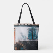 GEOPENTE BLAUVERE VENSTERS TOTE BAG (Achterkant)