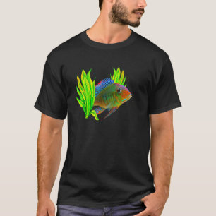 Geophagus Eartheater Cichlid Aquarium Keepers Vis T-shirt