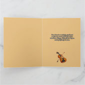 Geophisticeerd paar met rode rozen bedankkaart (Binnen)