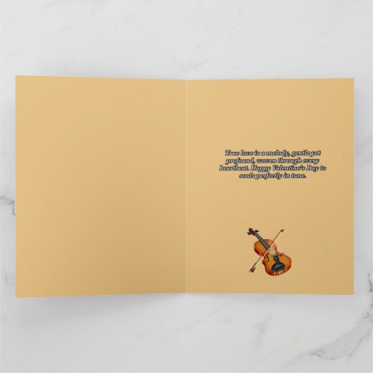 Geophisticeerd paar met rode rozen bedankkaart (Binnen)