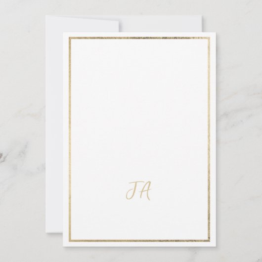 Geophisticeerd wit goud tropische tafel Nummers Kaart (Achterkant)