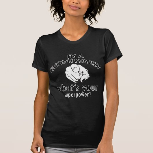 geophysicistisch ontwerp t-shirt (Voorkant)