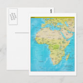 Geopolitieke regionale kaart van Afrika (Voorkant / Achterkant)