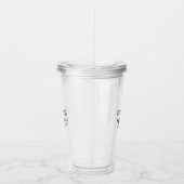Geoptimaliseerd voor diepe minimalistische technis acryl drinkbeker (Rechts)