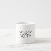 Geoptimaliseerd Voor Diepe Minimalistische Technis Espresso Kop (Voorkant)