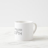 Geoptimaliseerd Voor Diepe Minimalistische Technis Espresso Kop (Voorkant rechts)