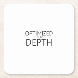 Geoptimaliseerd Voor Diepte Minimalistische Techni Kartonnen Onderzetters