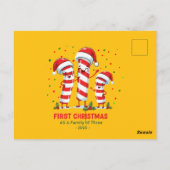 Geoptimaliseerde titel: Eerste kerst als gezin Briefkaart (Achterkant)