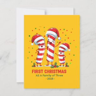 Geoptimaliseerde titel: Eerste kerst als gezin Briefkaart