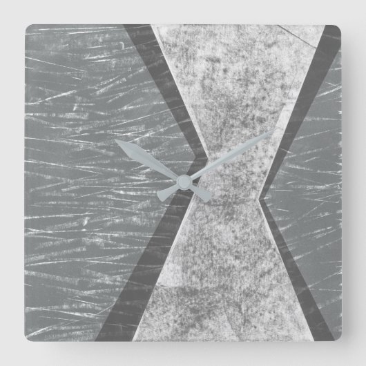 GeOrchestrate Geometry IV Vierkante Klok (Voorkant)