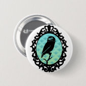 Geordende omwoelde boomkorren ronde button 5,7 cm (Voorkant /achterkant)