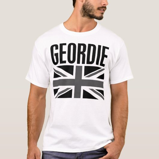 Geordie B/W T-shirt (Voorkant)